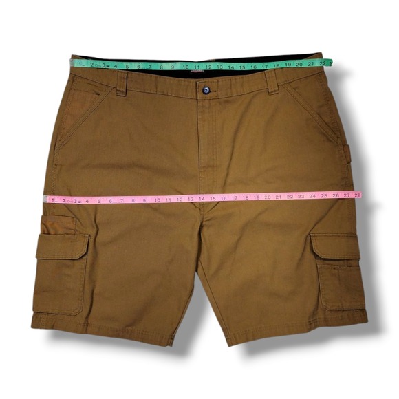 Dickies Ripstop Ultimate Cargo Brown Shorts Multi Use Pockets Men's 44 - Picture 3 of 16